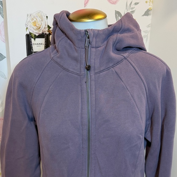 Lululemon Scuba Fleece Cotton Jacket Dusty Lavender - Picture 2 of 4
